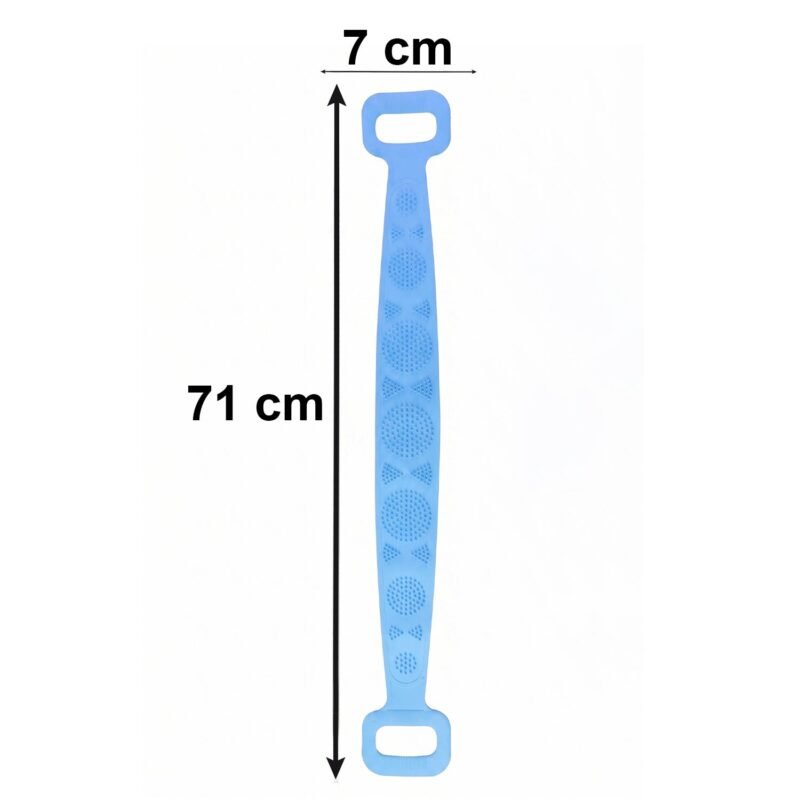 Silicone Back Scrubber Belt � Effective Dual-Handle Exfoliation