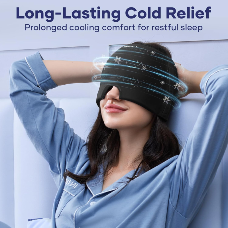 Migraine Relief Cap � 360� Cooling Gel for Headaches | GlowForm