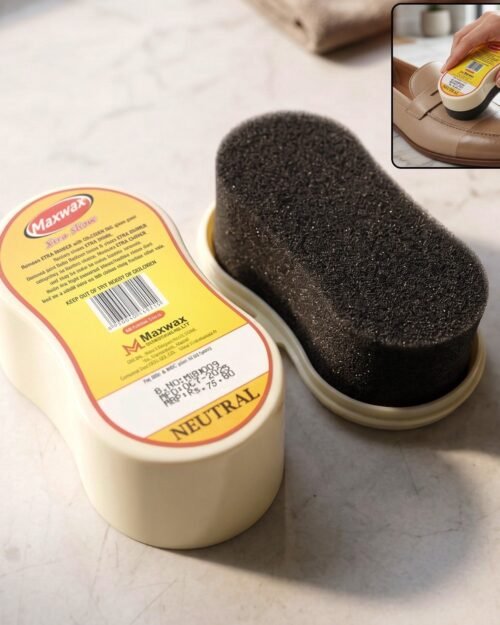 Maxwax Neutral Shoe Shiner � Compact Quick Shine & Care Solution