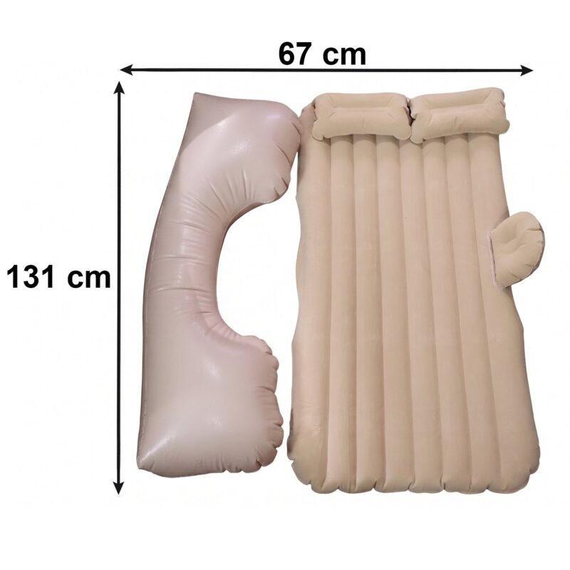 Portable Car Air Mattress � Foldable for Travel & Camping Comfort