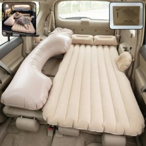 Portable Car Air Mattress � Foldable for Travel & Camping Comfort