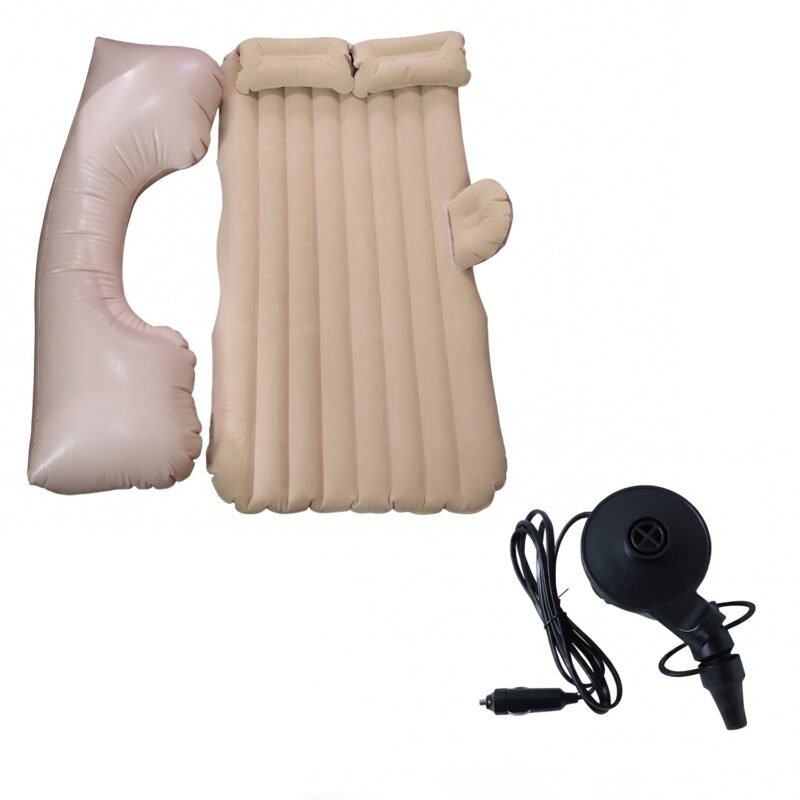 Portable Car Air Mattress � Foldable for Travel & Camping Comfort