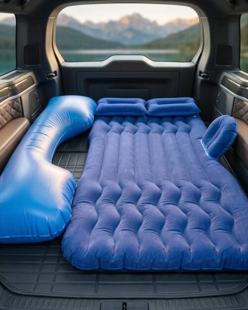 16080_01_main.jpg Portable Car Air Mattress � Comfortable SUV & Travel Bed