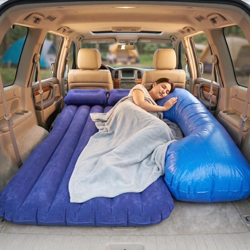 Car Air Mattress � Portable & Quick Inflate for Travel Comfort