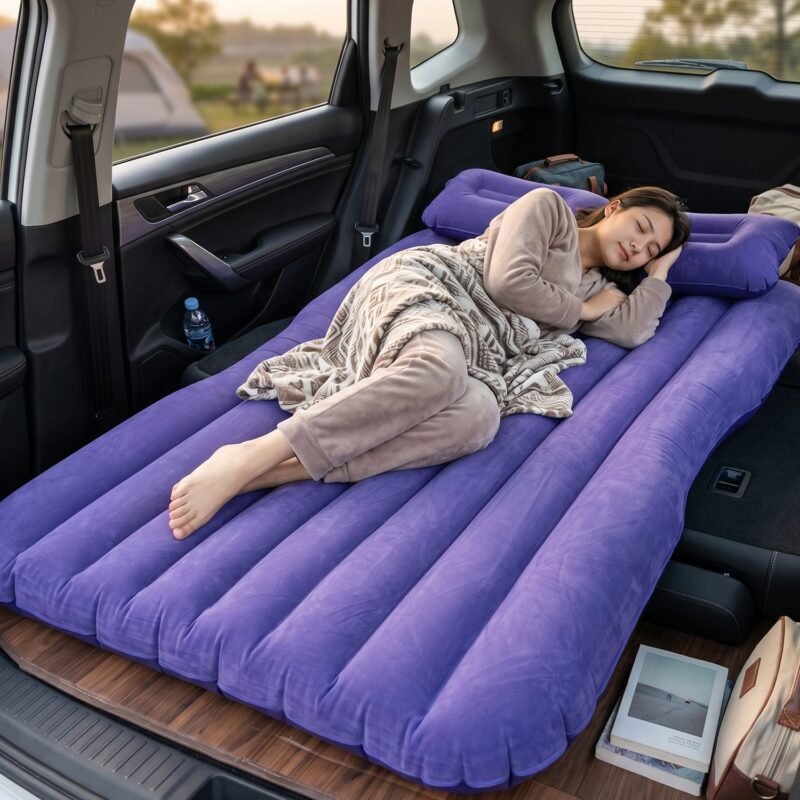 Car Air Mattress � Portable & Quick Inflate for Travel Comfort