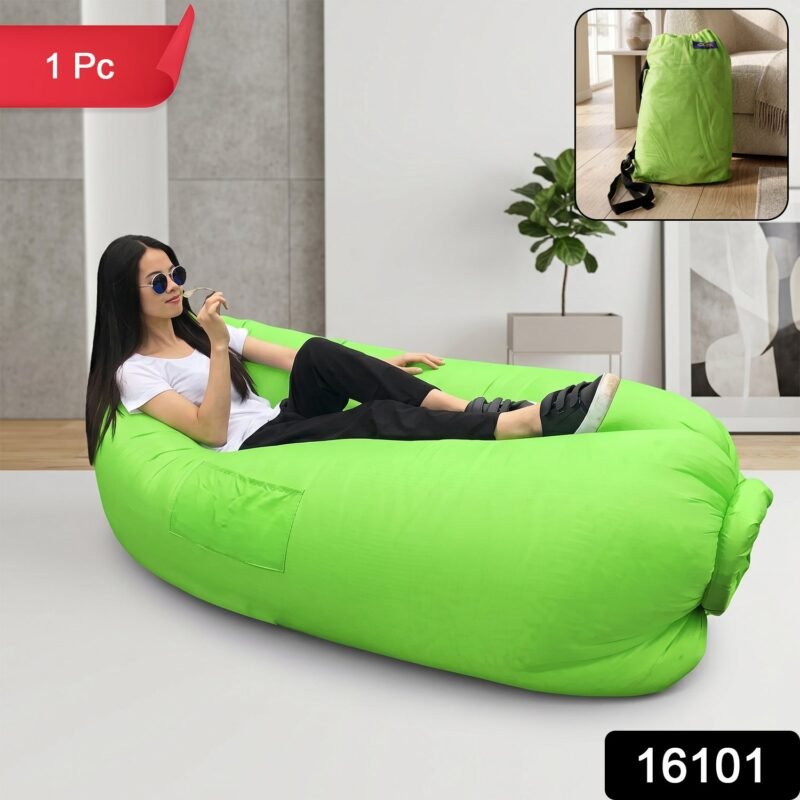 Inflatable Lounger � Portable & Comfortable for Indoor & Outdoor Use