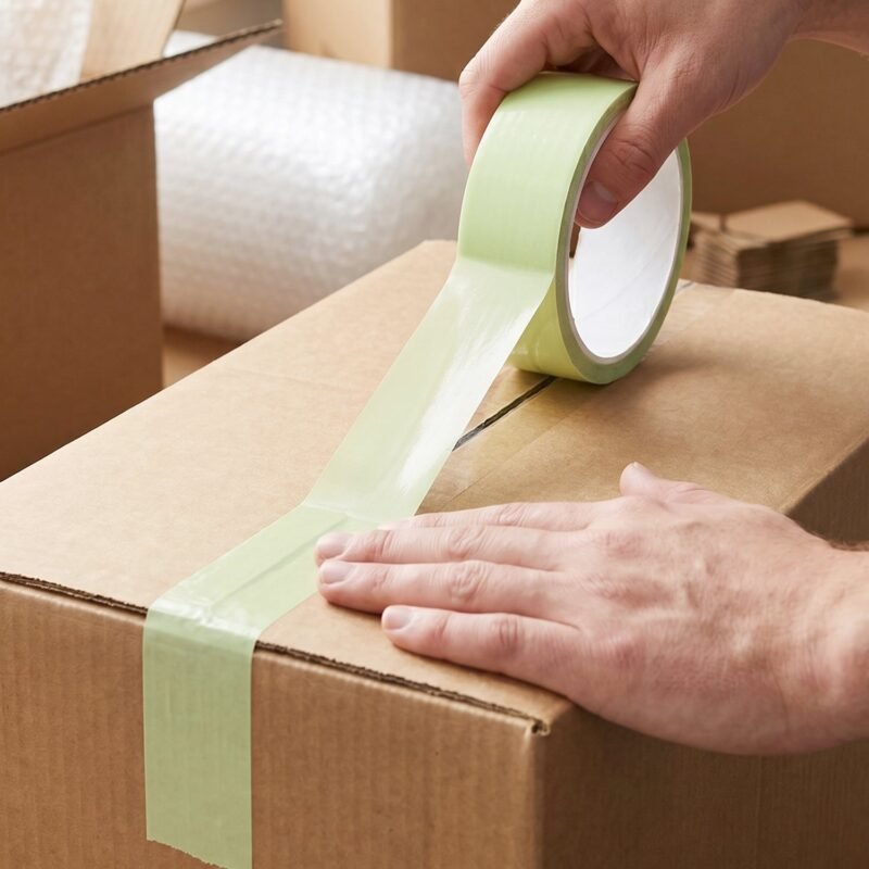 17052_adhesive_tape_lifestyle2.jpg Strong Adhesive Packaging Tape � Heavy Duty Sealant for Cartons