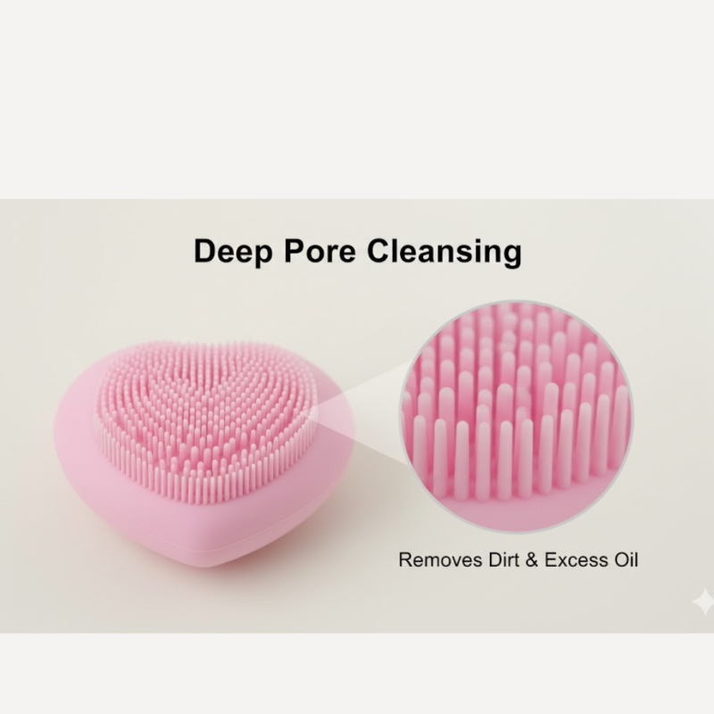 19434.png Silicone Face Wash Brush – Heart-Shaped Deep Cleansing | Glimmerly