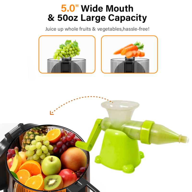 Manual Plastic Juicer � Easy, Compact & Durable for Fresh Juices