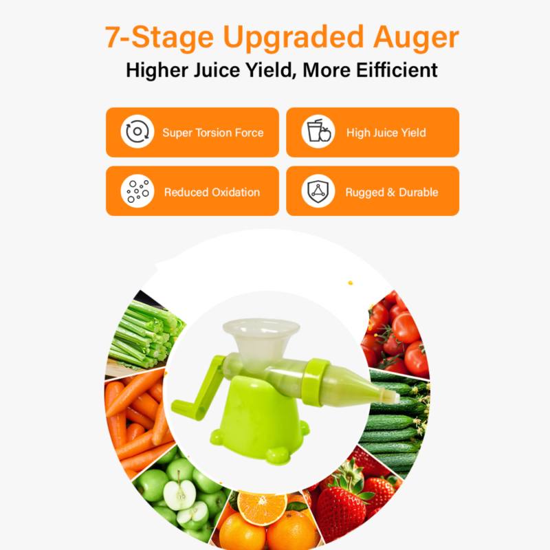 Manual Plastic Juicer � Easy, Compact & Durable for Fresh Juices