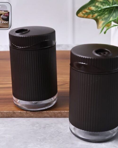 Salt & Pepper Dispenser Set – Unbreakable, Easy Control