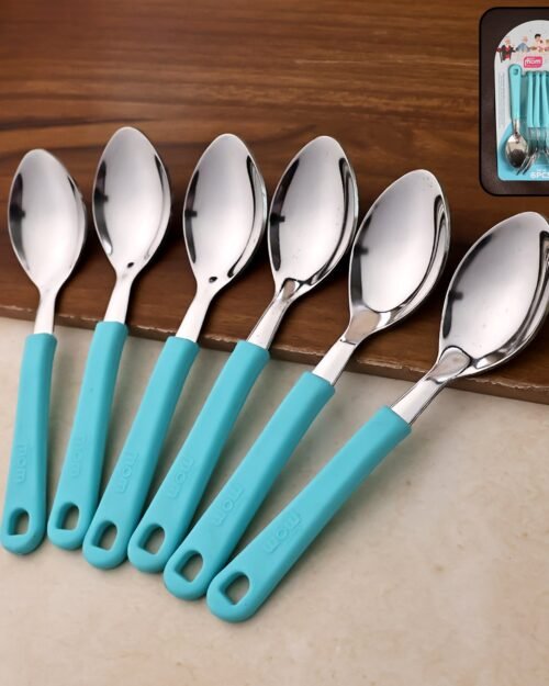 Stainless Steel Tea Spoon Set – Durable & Comfortable 6 Pieces