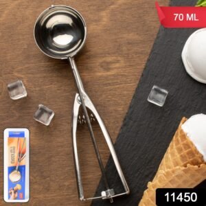 1_511c19dd-c497-4c50-b35a-4e329cdcf31f.jpg Ice Cream Scoop – Stainless Steel Trigger Release, 70 ML Capacity