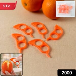 Plastic Orange Peeler Tool – Easy Peel Set of 5 for Citrus Fruits