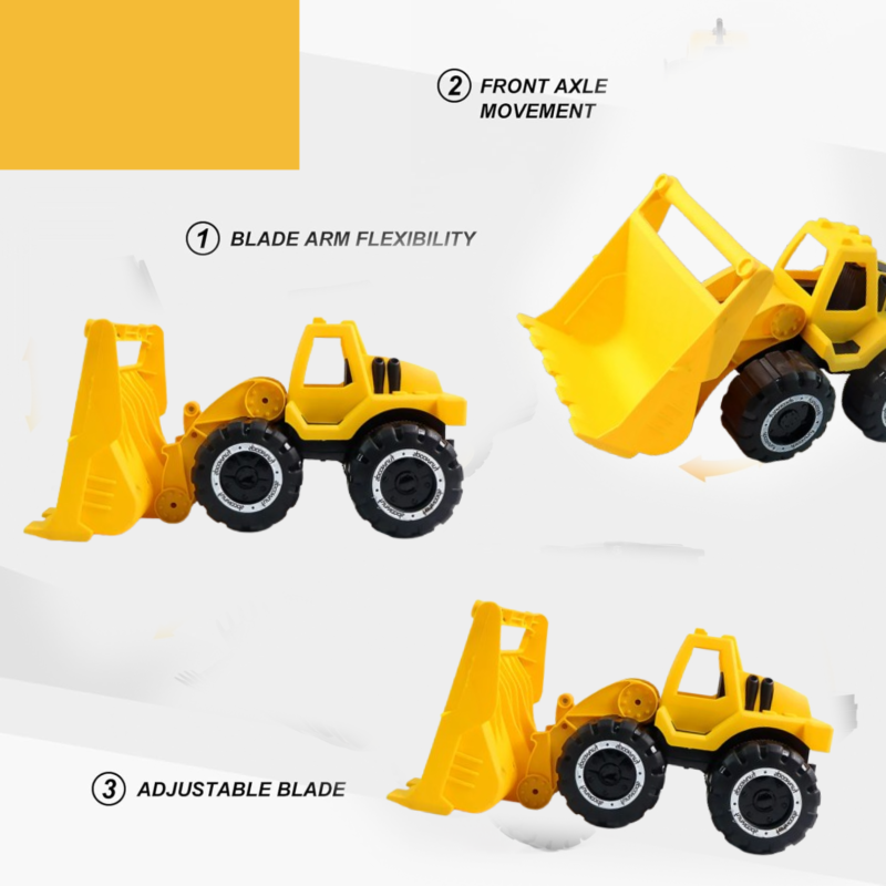 Friction-Powered Construction Toy � Durable & Battery-Free Play Vehicle