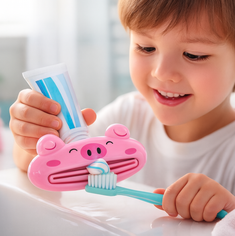 Animal Toothpaste Tube Squeezer � Easy and Eco-Friendly Dispensing