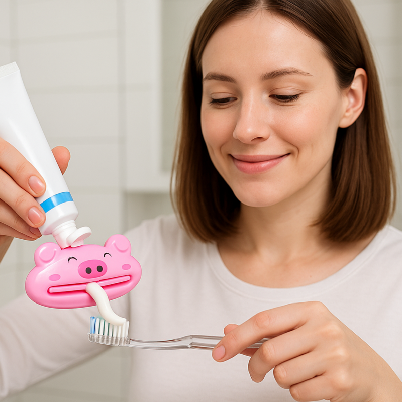 Animal Toothpaste Tube Squeezer � Easy and Eco-Friendly Dispensing