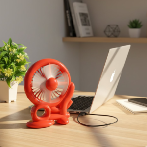 Mini Cooling USB Fan – Portable Desk Fan for Home & Office | Velvet Wheels