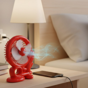 Mini Cooling USB Fan – Portable Desk Fan for Home & Office | Velvet Wheels