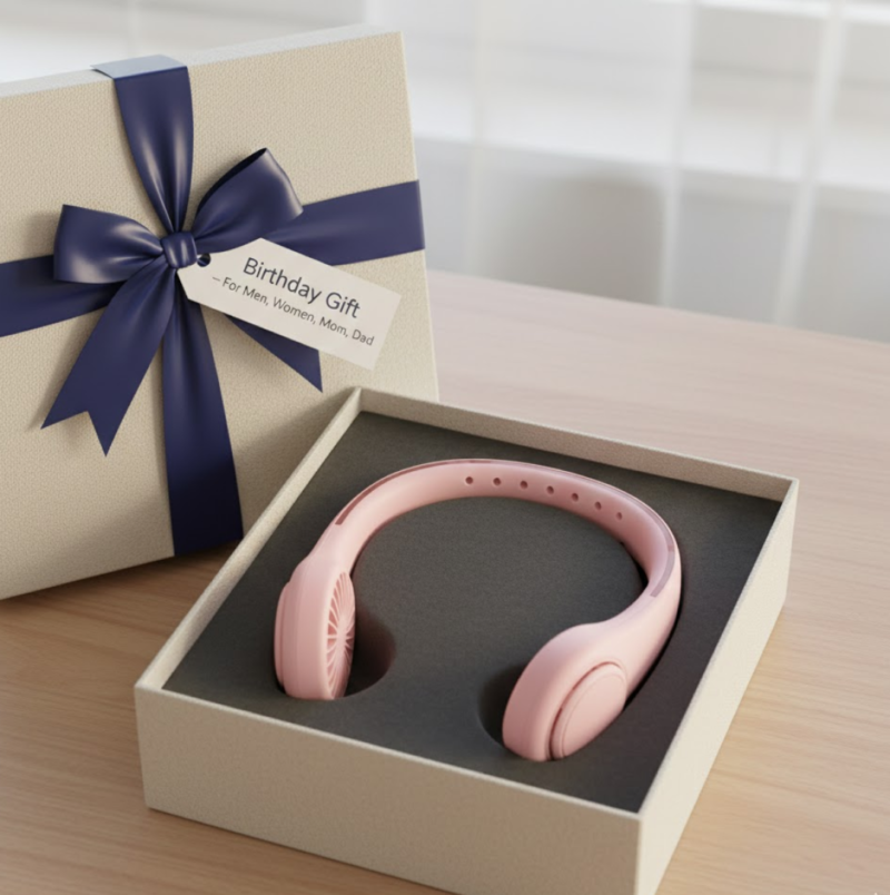 Bladeless Neck Fan – USB Rechargeable & Hands-Free |