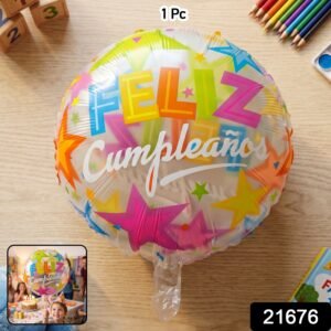 Colorful Feliz Cumplea�os Foil Balloon � Bright Birthday Decoration