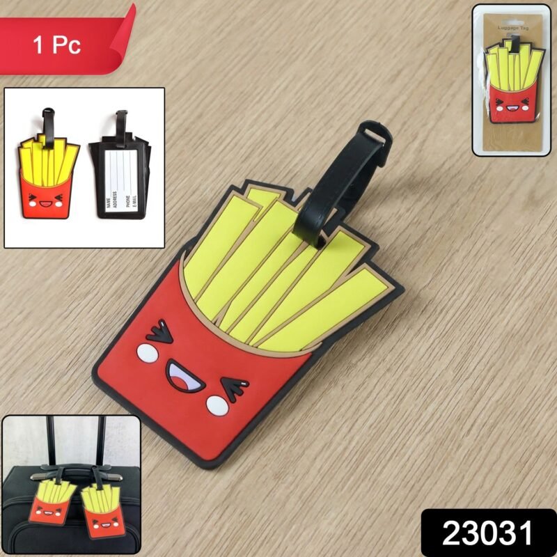230311.jpg French Fries Luggage Tag – Eye-catching Travel ID Tag for Easy Recognition