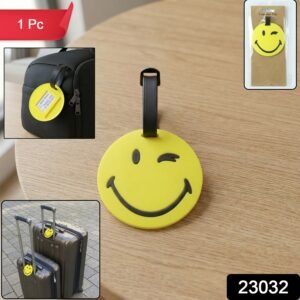 23032.jpg Luggage Tag – Bright Emoji Design for Easy Identification