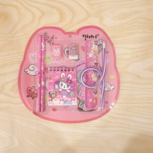 Kids Stationery Set � 7-in-1 Cute Pink Gift Pack for Girls