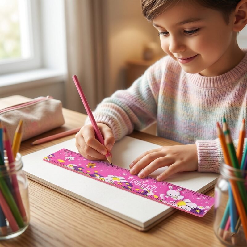 Kids Stationery Set � 7-in-1 Cute Pink Gift Pack for Girls