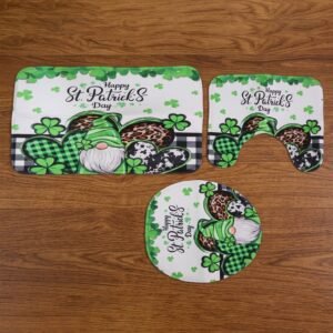 23454_bathroom_mat_set_flat_all3.jpg 3 in 1 Bathroom Mat Set � Complete Floor Coverage & Non-Slip Design