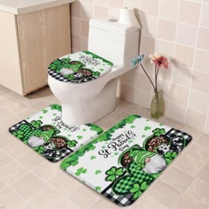 23454_bathroom_mat_set_lifestyle1.jpg 3 in 1 Bathroom Mat Set � Complete Floor Coverage & Non-Slip Design