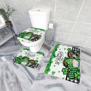 23454_bathroom_mat_set_lifestyle2.jpg 3 in 1 Bathroom Mat Set � Complete Floor Coverage & Non-Slip Design