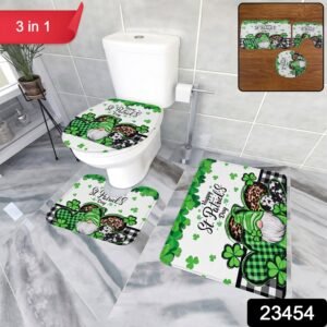 23454_bathroom_mat_set_sku.jpg 3 in 1 Bathroom Mat Set � Complete Floor Coverage & Non-Slip Design