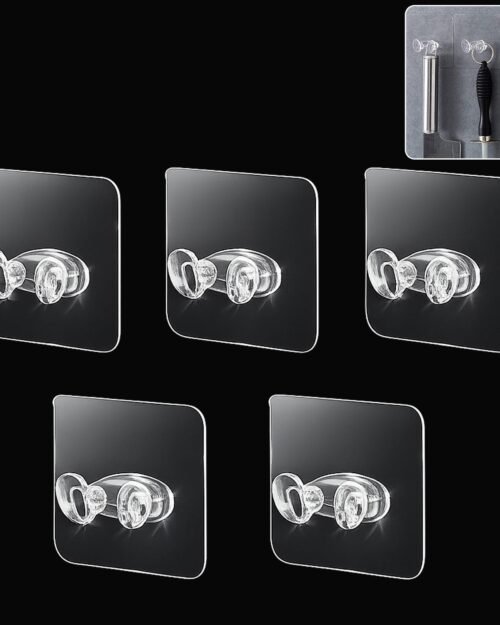 23558_1.jpg Adhesive Wall Hooks � Strong Hold & No Damage Walls
