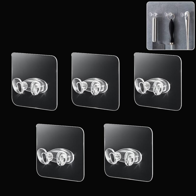 Adhesive Wall Hooks � Strong Hold & No Damage Walls