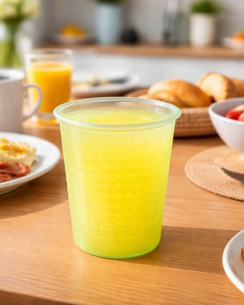Plastic Drinking Glass 200 ML – Durable & Lightweight Mix Colors
