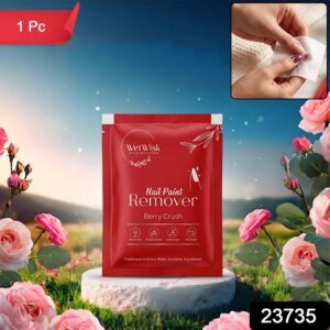 Wetwisk Nail Paint Remover Wet Wipes � Acetone-Free & Gentle