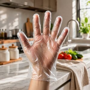 2_527be8df-3ce3-48f7-8d8a-f4dade9d507f.jpg Disposable Plastic Gloves � Hygienic & Comfortable for Household Use