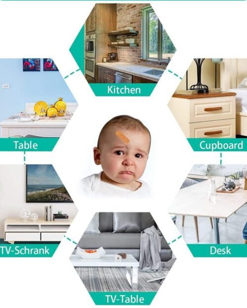 Baby Corner Protectors – Clear Silicone Edge Guards | Happy Bathers