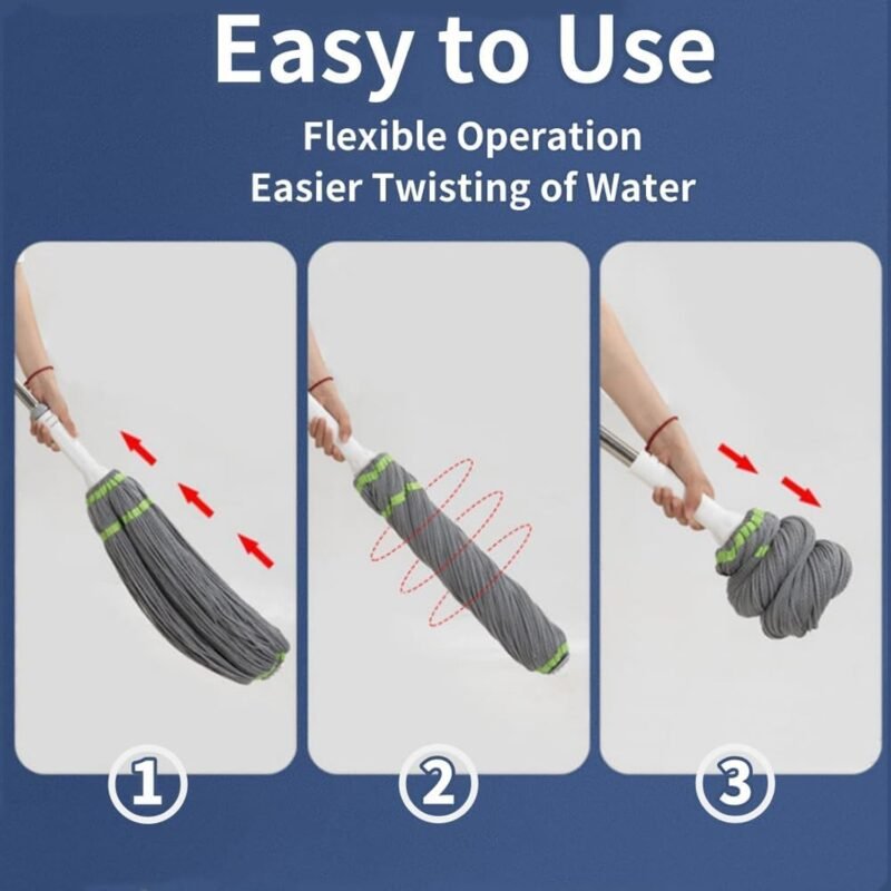 2in1Self-WringingTwistSqueezeMopStick-02.jpg 360° Spin Mop – Adjustable Handle & Microfiber Head for Effortless Cleaning