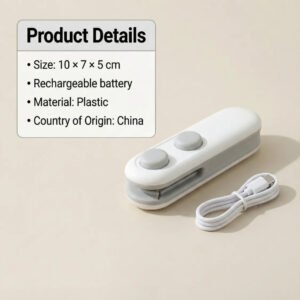 Mini Bag Sealer – 2 in 1 Portable Heat Seal & Cutter | ChefAura