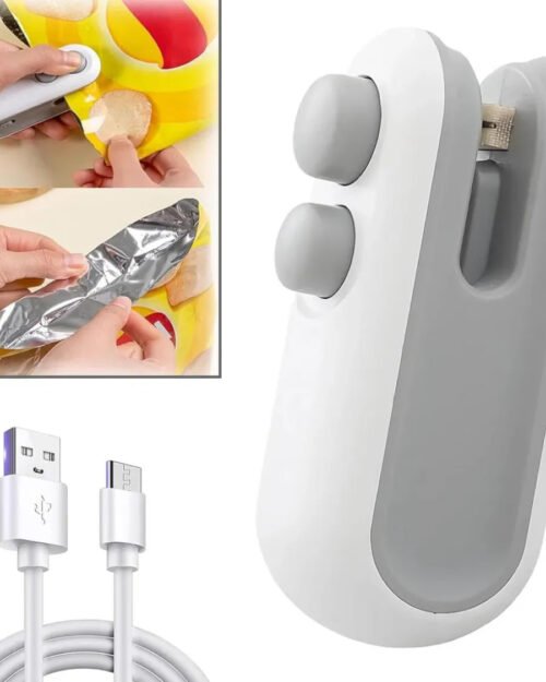 Mini Bag Sealer – 2 in 1 Portable Heat Seal & Cutter | ChefAura