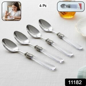 Stainless Steel Dessert Spoon – Elegant Multipurpose Cutlery for Home & Dining