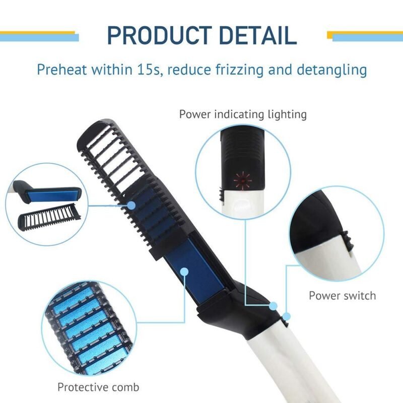 3_d1bdc0b8-aa07-4874-9e8f-9bcc93d40bde.jpg Men's Hair & Beard Straightener – Quick Styling Comb | BraveVault