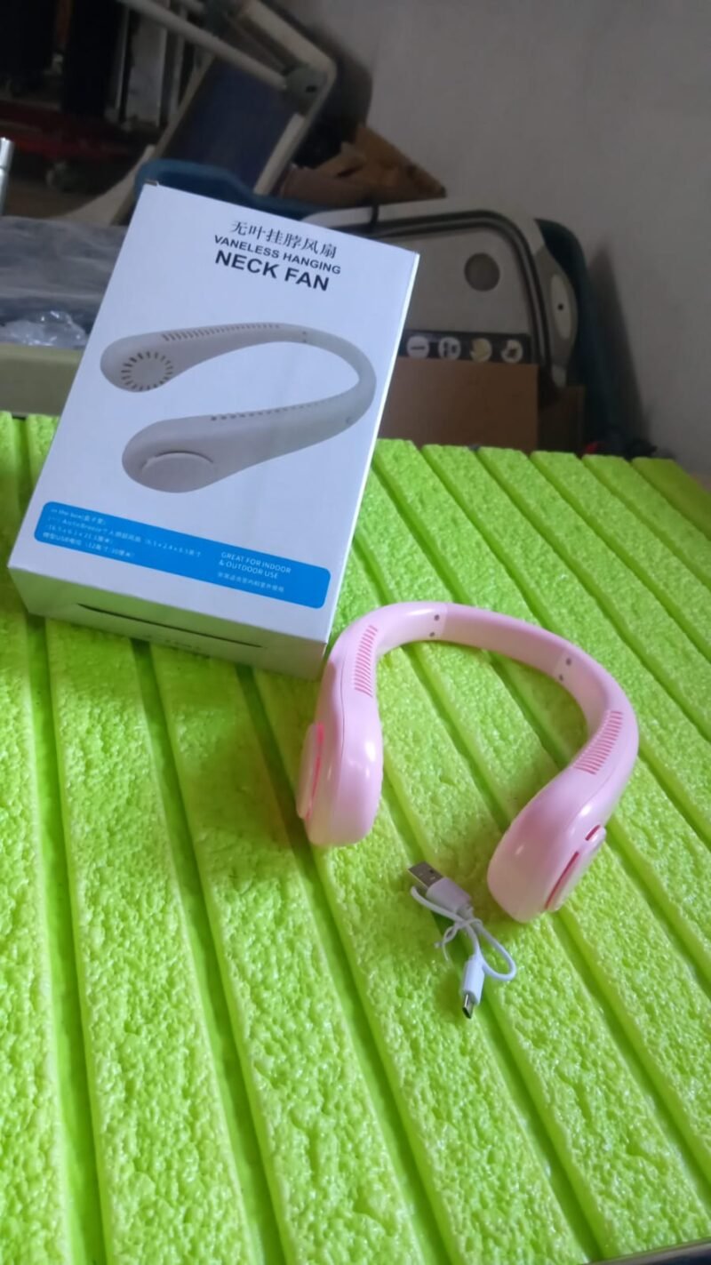 Bladeless Neck Fan – USB Rechargeable & Hands-Free |