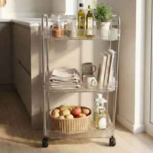 Multipurpose Storage Trolley – Space-Saving Organizer with Wheels