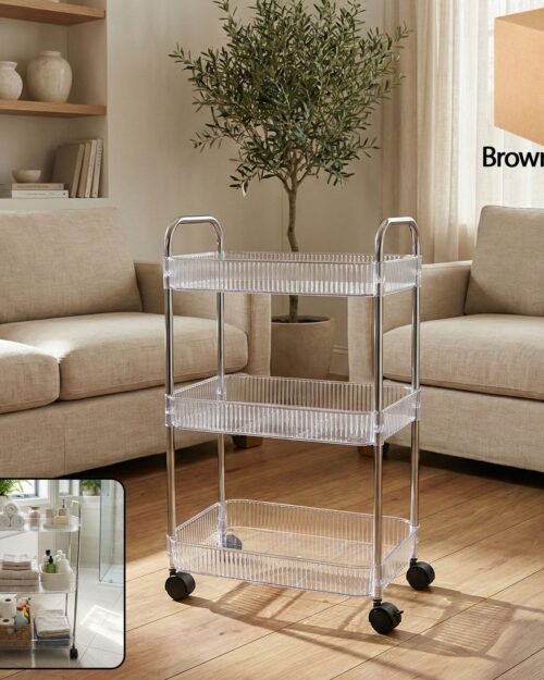 Multipurpose Storage Trolley – Space-Saving Organizer with Wheels