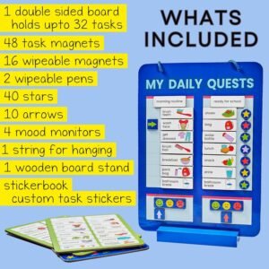 Magnetic Routine Board � Engaging Habit Tracker for Kids