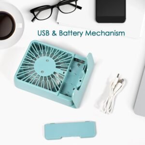 4810_4.jpg Portable Desk Fan – Quiet 3-Speed USB Power for Home & Office | VoltDesk