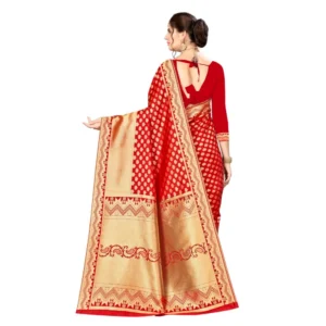 49729908408_c35ba23e27_o_d-1000x1000-1.webp Generic Women's Banarasi silk Saree with Blouse (Red, 5-6mtr)